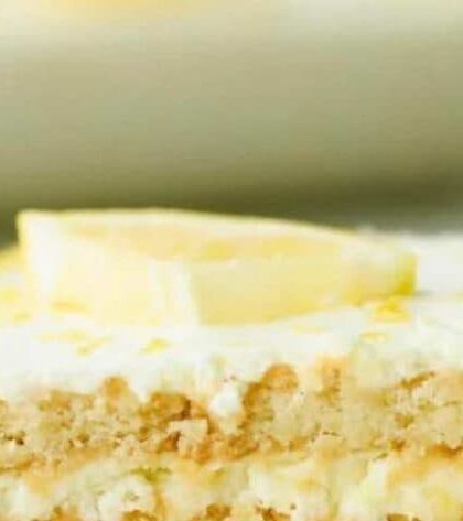 Ina Garten Lemon Icebox Cake