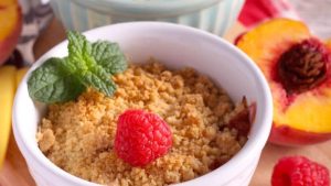 Ina Garten Peach Raspberry Crisp Recipe - Ina Garten Cooks