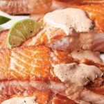 Ina Garten Seared Salmon with Spicy Red Pepper Aioli