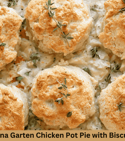 Ina Garten Chicken Pot Pie with Biscuits recipe