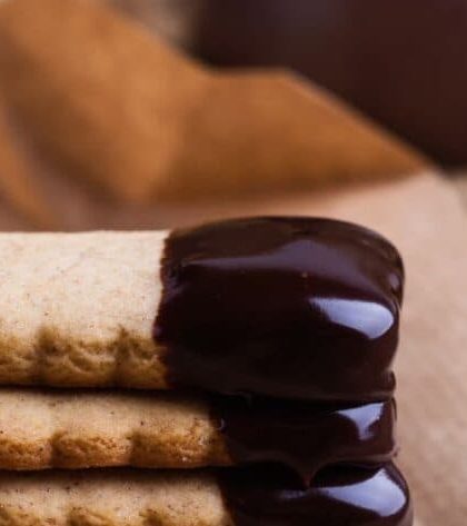 Ina Garten Chocolate Dipped Shortbread