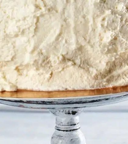 Ina Garten Vanilla Cake with Buttercream Frosting