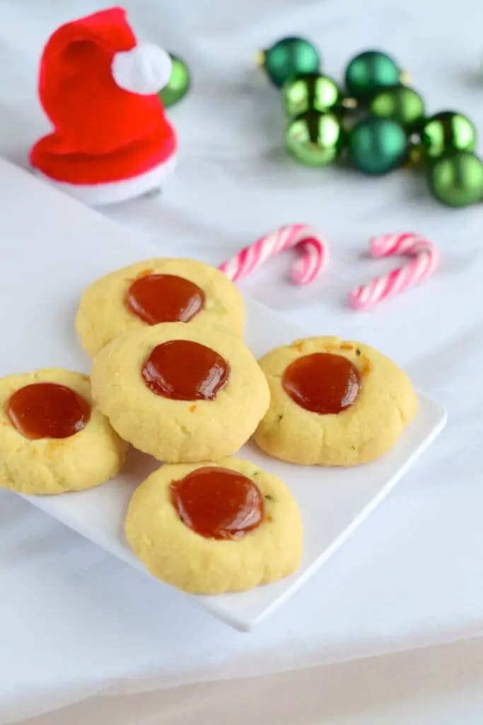 Ina Garten Jam Thumbprint Cookies