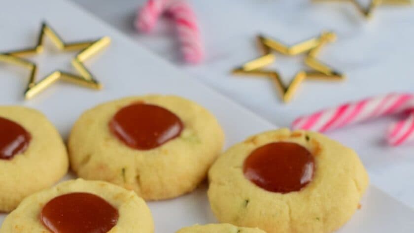 Ina Garten Jam Thumbprint Cookies