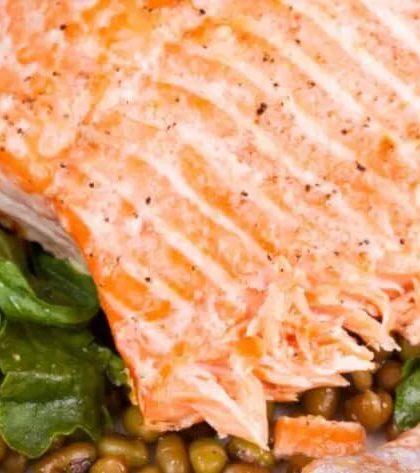 Ina Garten Salmon With Lentils recipe