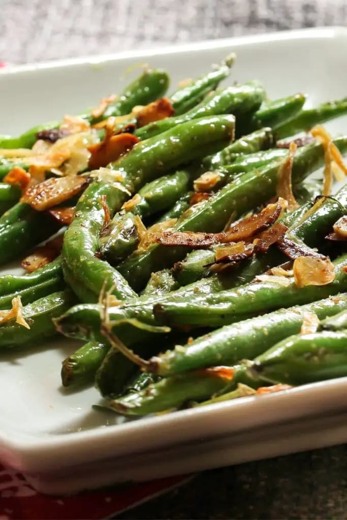 Ina Garten String Beans with Shallots
