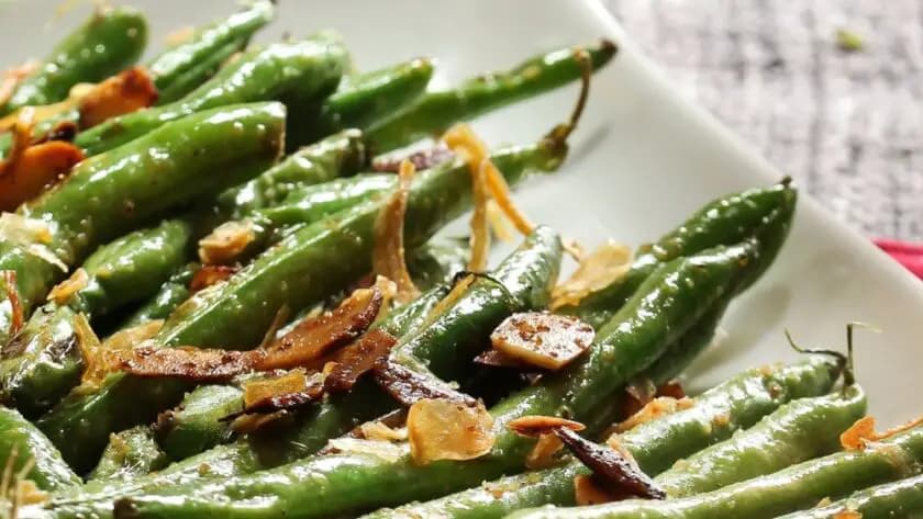 Ina Garten String Beans with Shallots