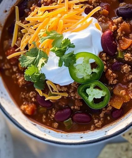 Barefoot Contessa Turkey Chili with Beans