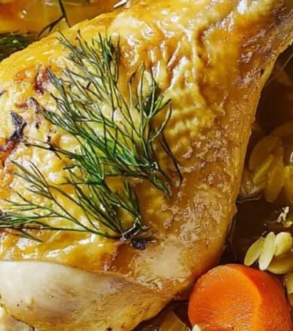 Ina Garten Chicken in a Pot with Orzo