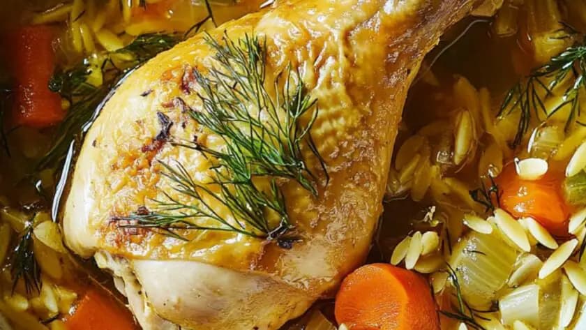 Ina Garten Chicken in a Pot with Orzo