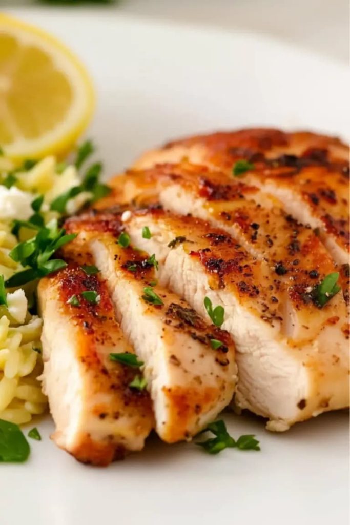 Ina Garten Crispy Chicken with Lemon Orzo