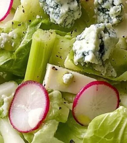Ina Garten Crunchy Iceberg Salad with Creamy Blue Cheese