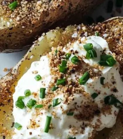 Ina Garten Crusty Baked Potatoes with Whipped Feta