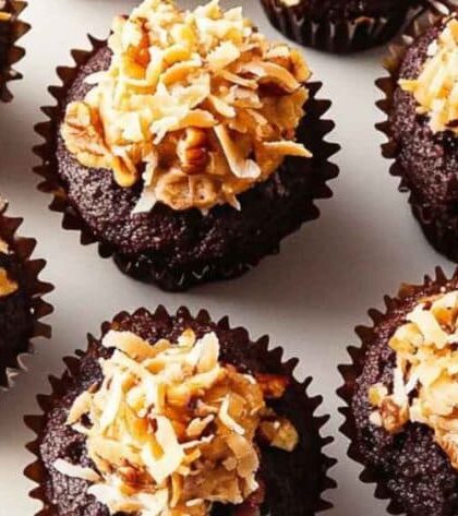 Ina Garten German Chocolate Cupcakes