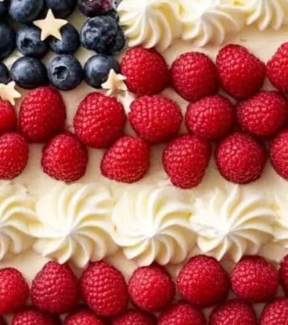 Ina Garten Half Flag Cake recipe