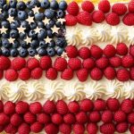 Ina Garten Half Flag Cake