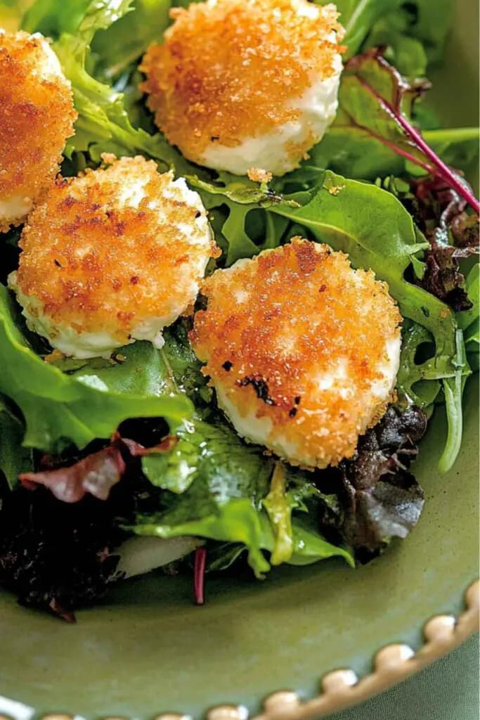Ina Garten Salad with Warm Goat Cheese