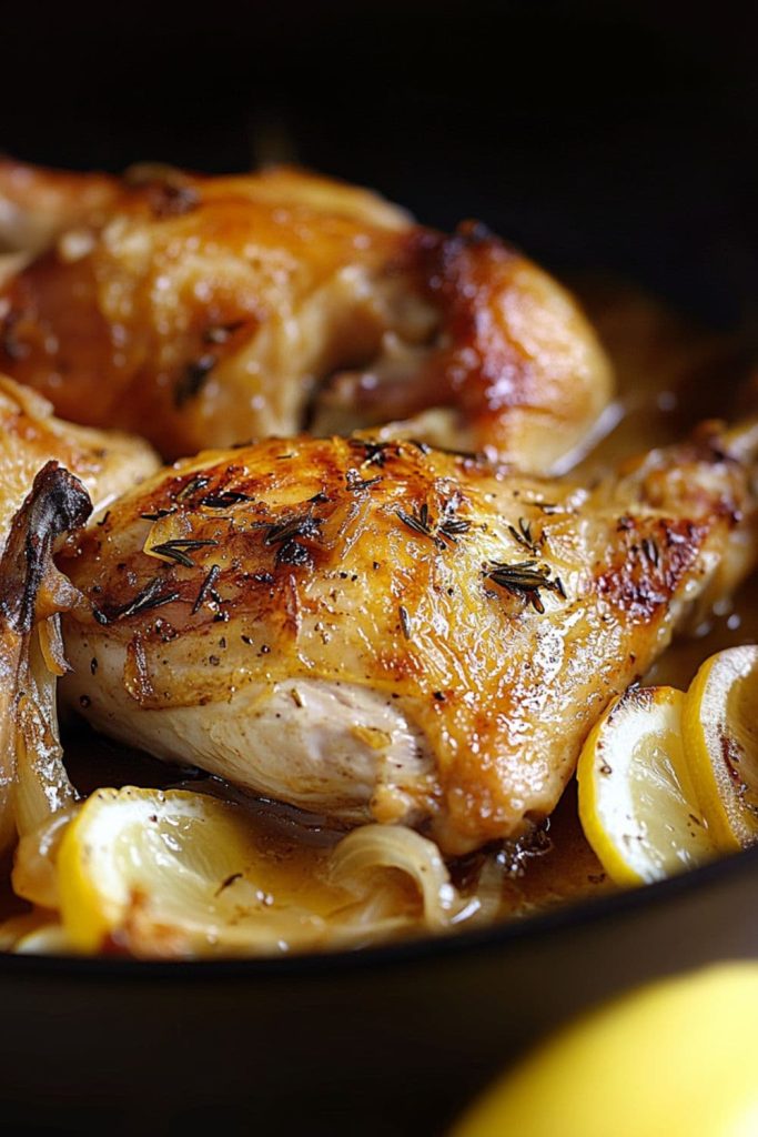 Ina Garten Skillet Roasted Lemon Chicken recipe