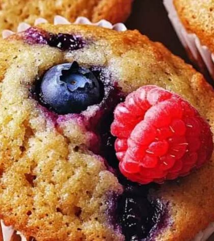 Ina Garten Tri-Berry Muffins recipe