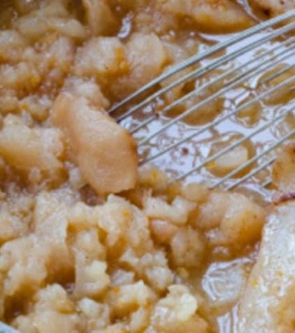 Ina Garten Roasted Pear & Apple Sauce