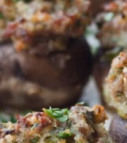 Ina Garten Sausage-Stuffed Mushrooms