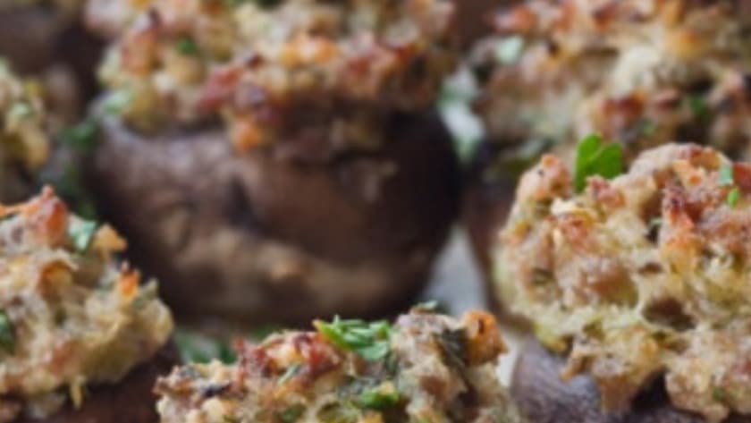 Ina Garten Sausage-Stuffed Mushrooms