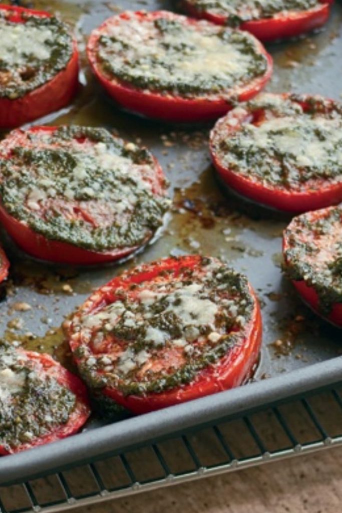 Ina Garten Tomatoes Roasted With Pesto recipe