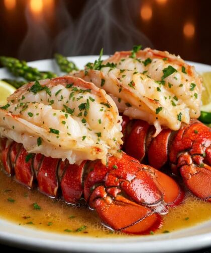 Lemon Garlic Butter Lobster Tails