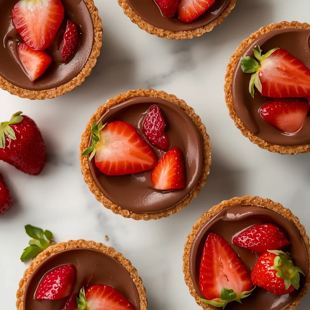 No-Bake Chocolate Strawberry Cheesecake Cups