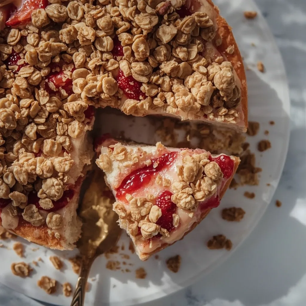 Strawberry Crunch Cake