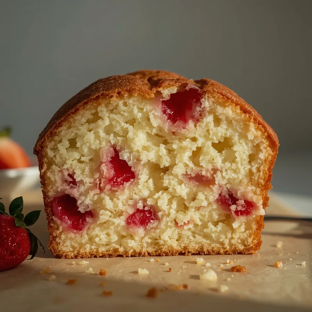 Strawberry Pound Cake