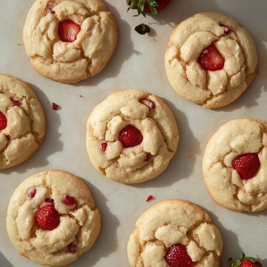 Strawberry Shortcake Cookies