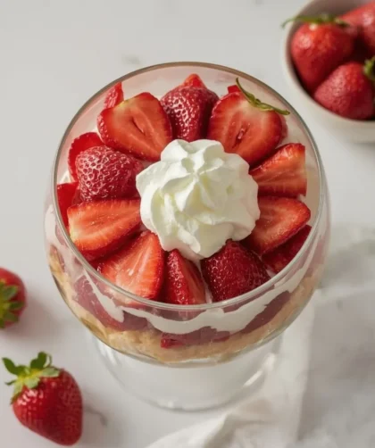 Strawberry Shortcake Trifle