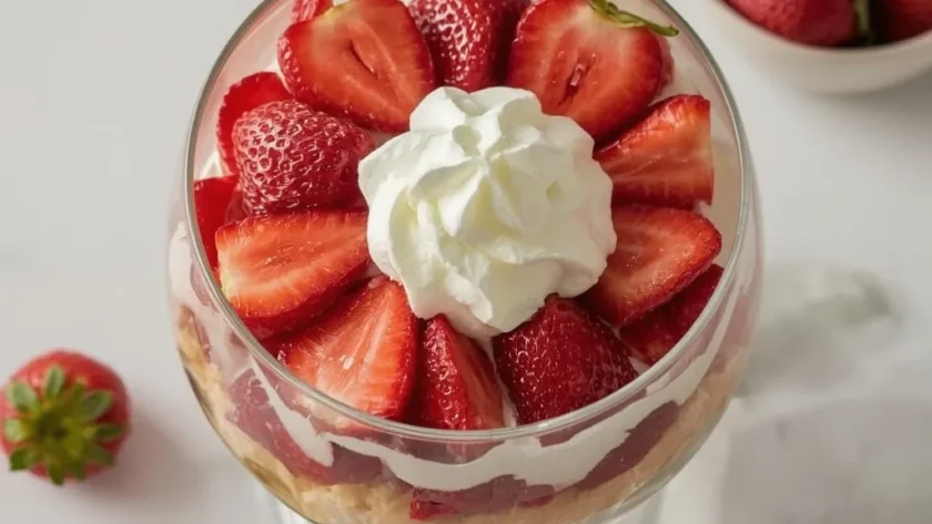 Strawberry Shortcake Trifle
