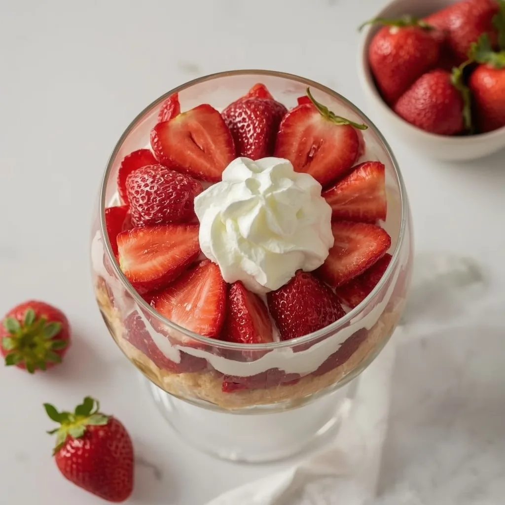 Strawberry Shortcake Trifle