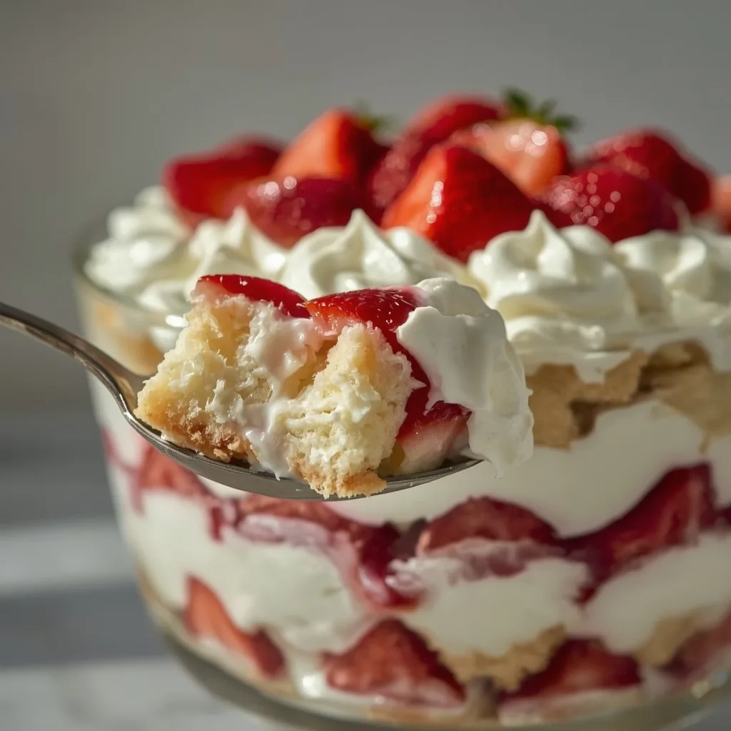 Strawberry Shortcake Trifle