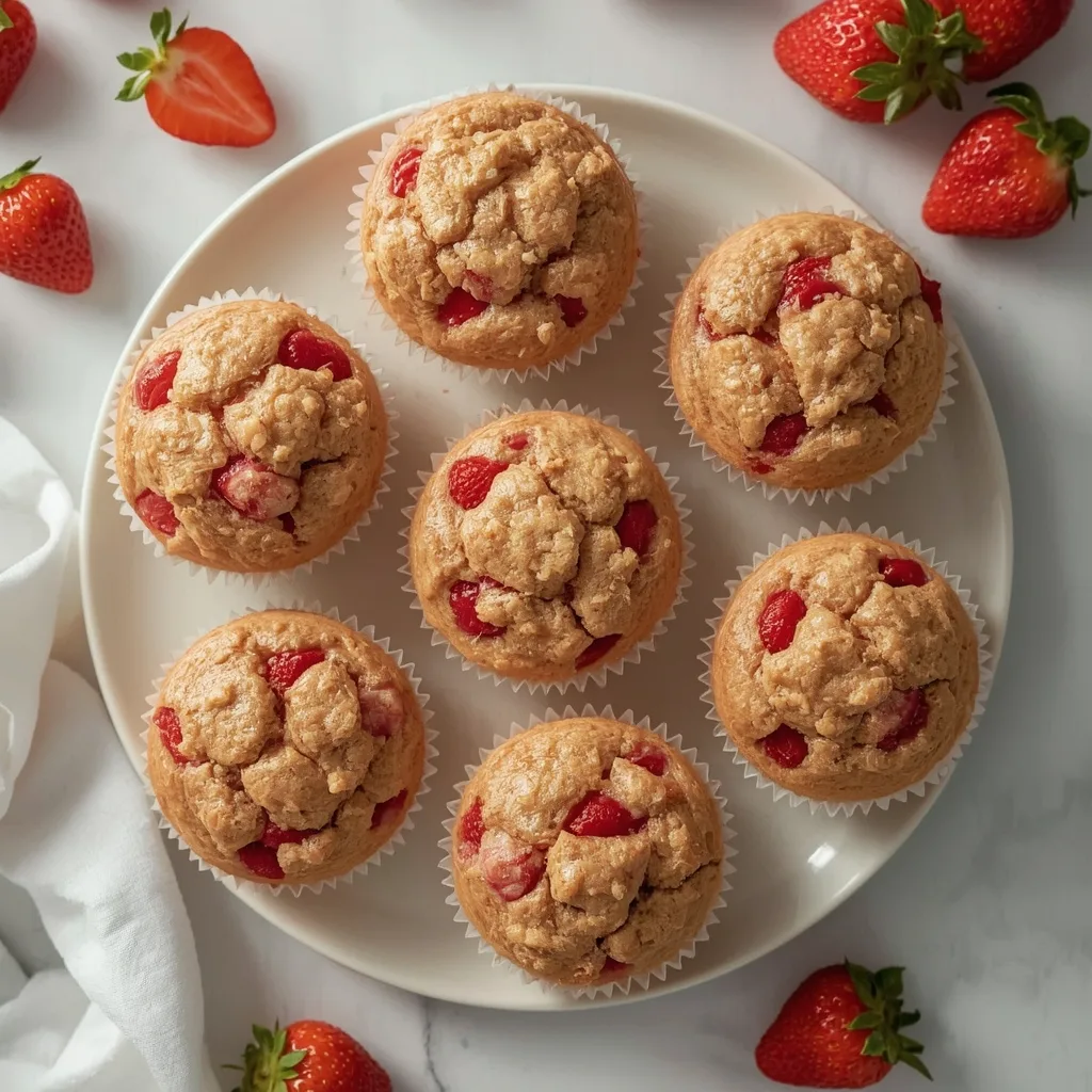 Strawberry Yogurt Muffins