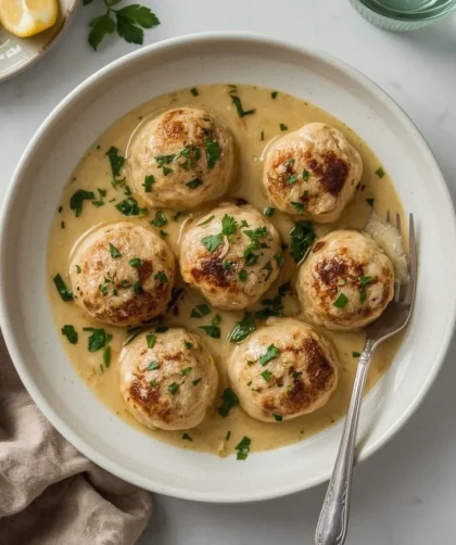Chicken Piccata Meatballs