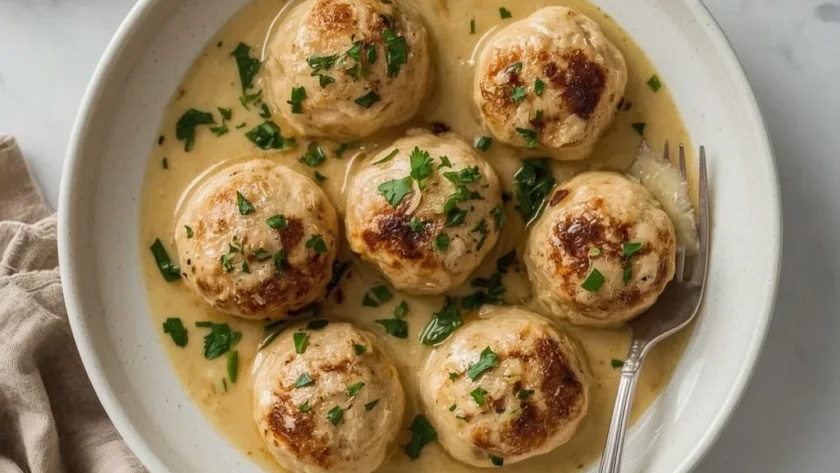 Chicken Piccata Meatballs