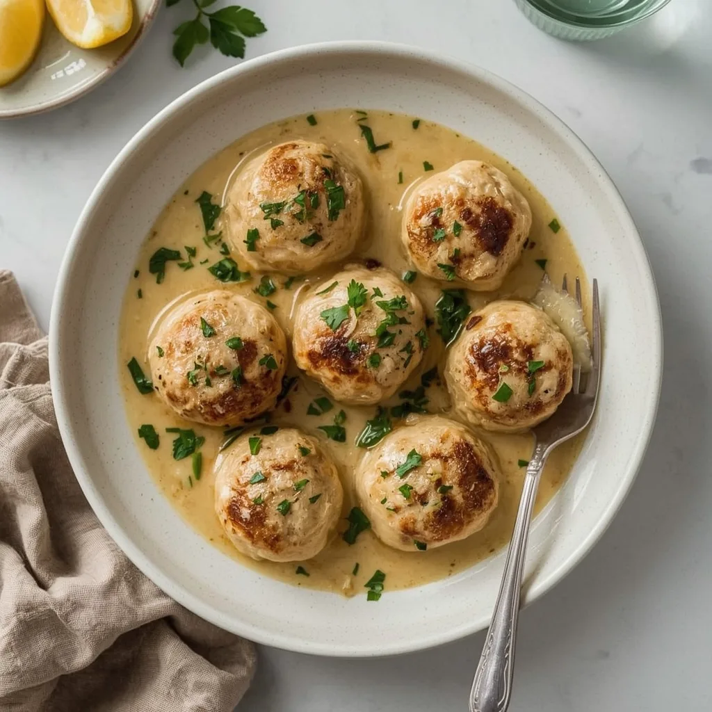 Chicken Piccata Meatballs