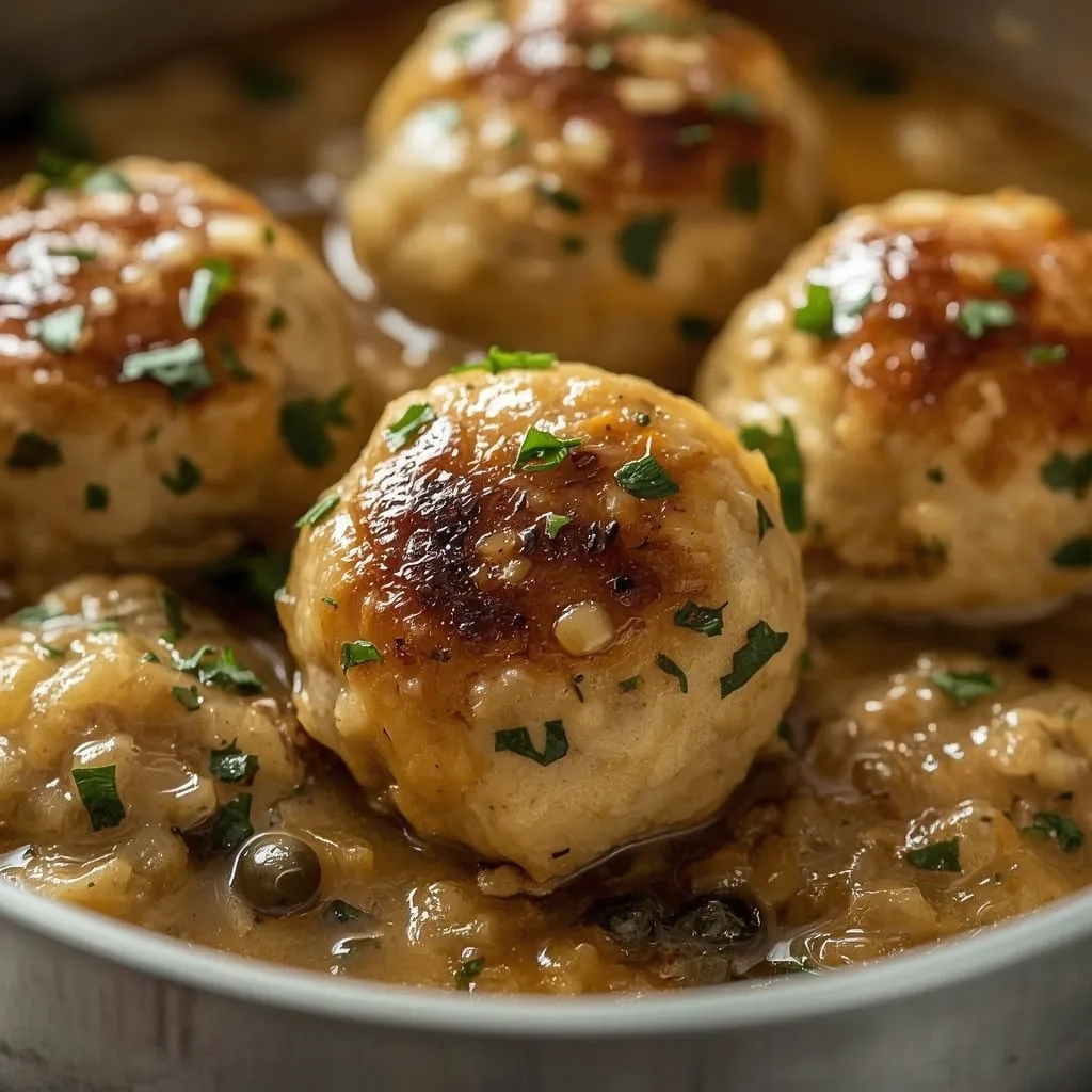 Chicken Piccata Meatballs