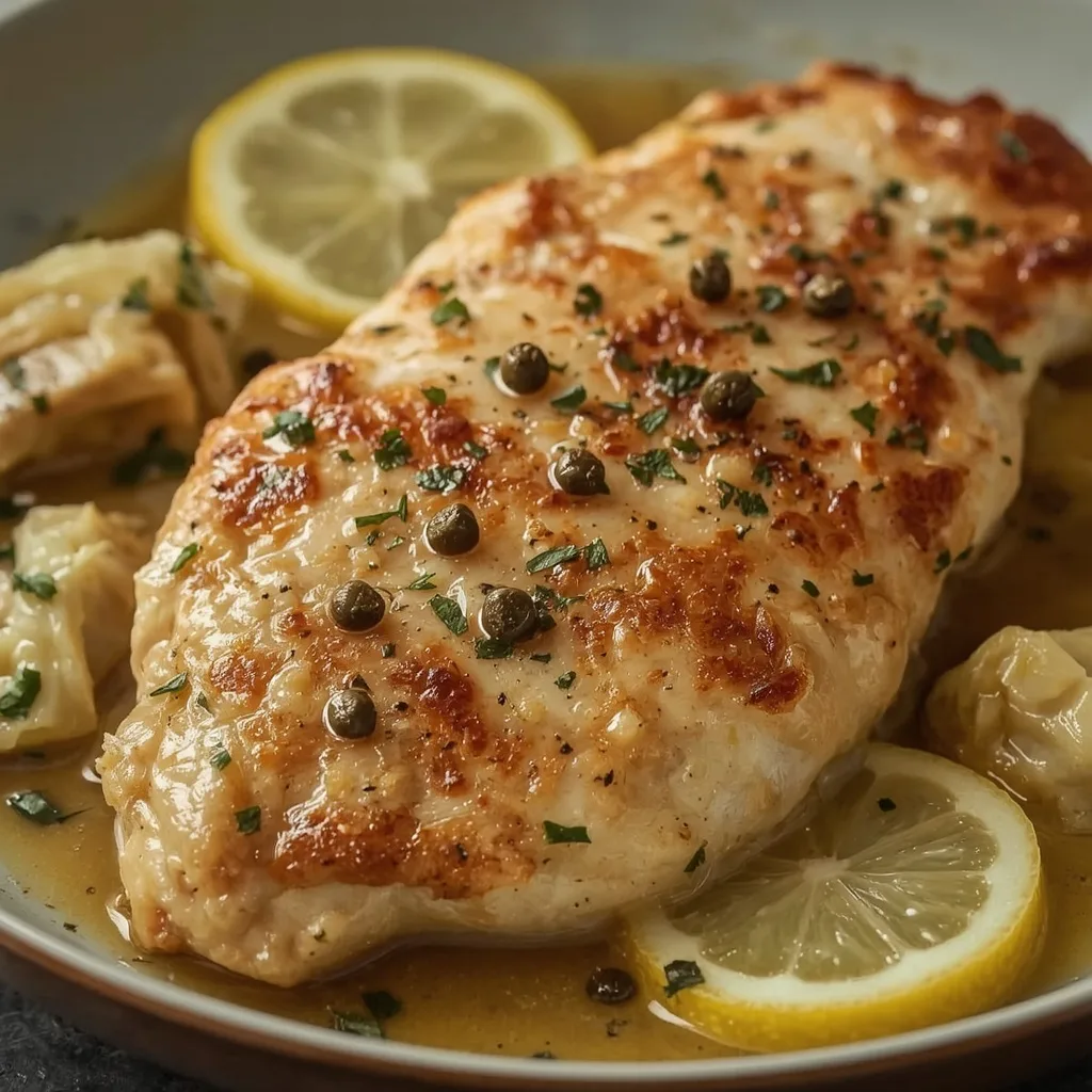 Chicken Piccata with Artichokes