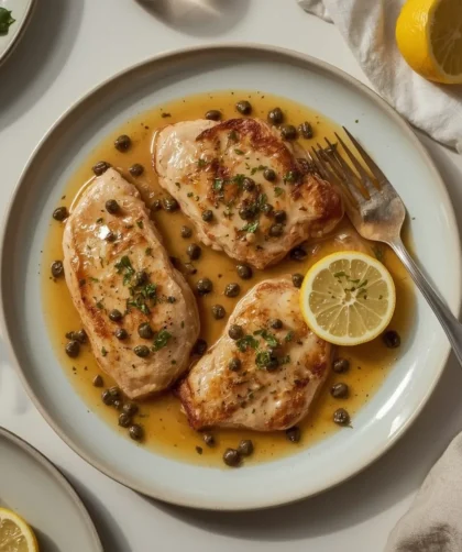 Chicken Thigh Piccata
