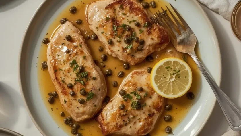 Chicken Thigh Piccata