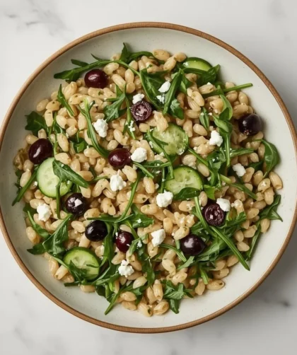 Ina Garten Greek Orzo Salad With Arugula