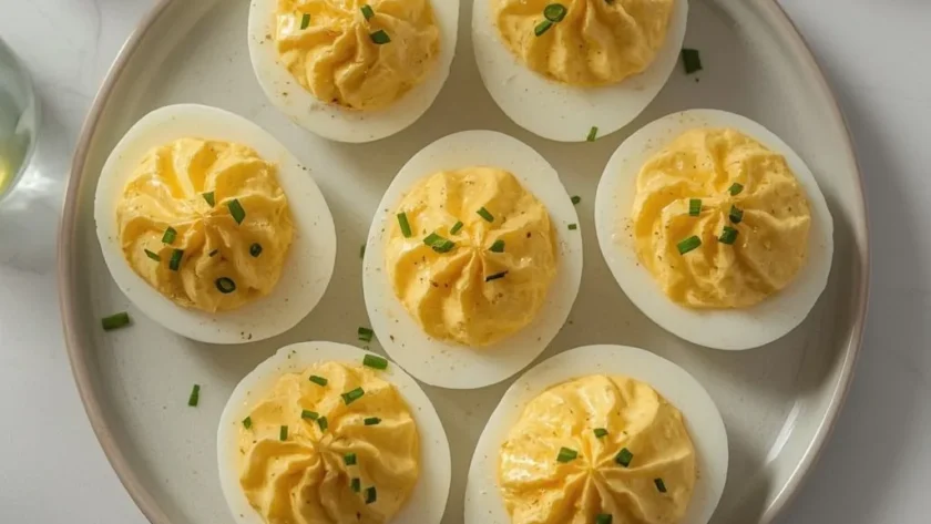 Creamy Deviled Eggs With Cream Cheese