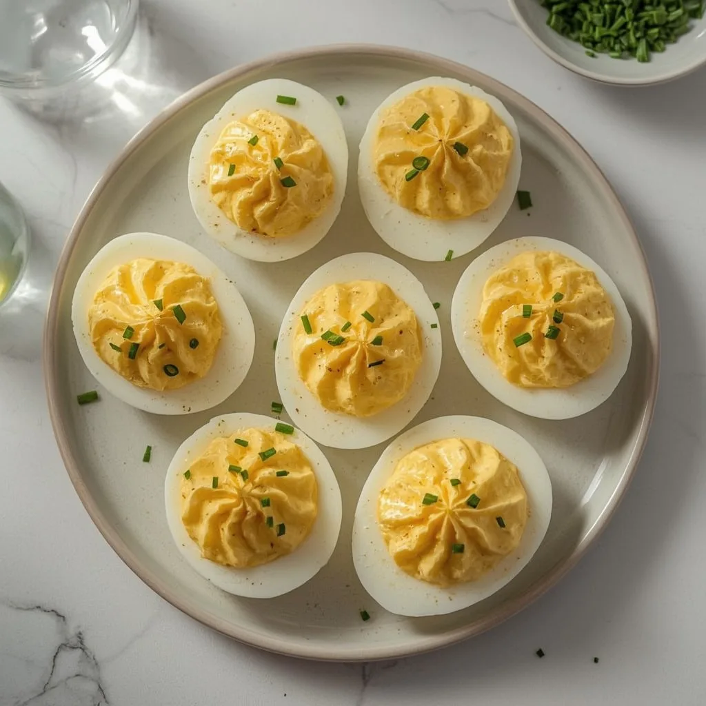 Creamy Deviled Eggs With Cream Cheese