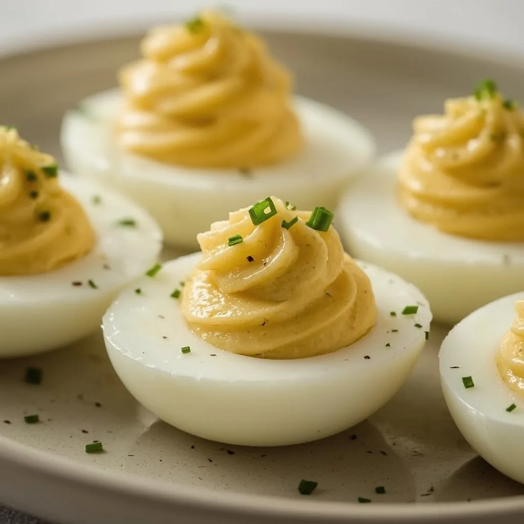 Creamy Deviled Eggs With Cream Cheese