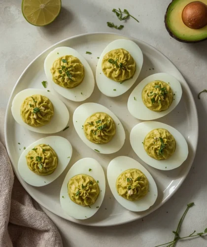 Deviled Eggs with Avocado