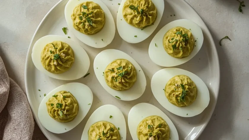 Deviled Eggs with Avocado